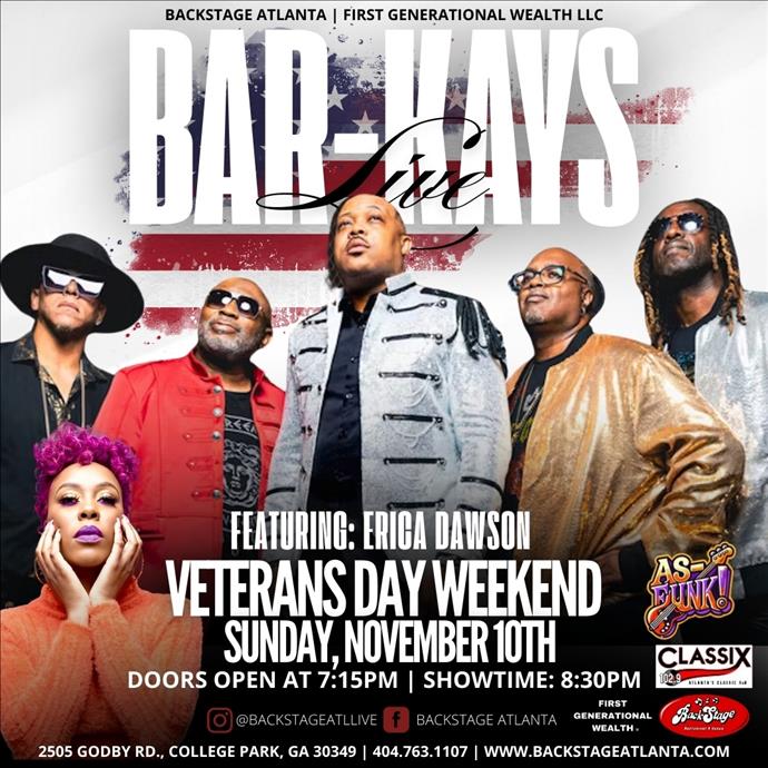 The Bar-Kays LIVE at Backstage
